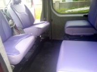 New seats fitted in van by Céide Campervan Conversions, Donegal, Ireland