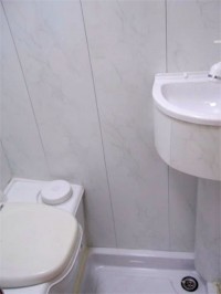 Toilet fitted by Céide Campervan Conversions, Co. Donegal, North-West Ireland